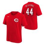 Nike Kids' Cincinnati Reds Elly De La Cruz #44 Home Name & Number T-Shirt - Thumbnail 1 of 3
