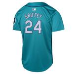 Nike Kids' Seattle Mariners Ken Griffey Jr #24 Cooperstown Jersey - Thumbnail 2 of 3
