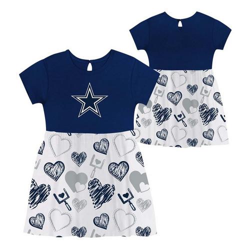 Genuine Outerstuff Toddler Dallas Cowboys All Heart Dress Set - Primary Image