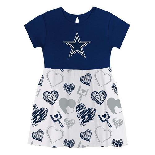 Genuine Outerstuff Toddler Dallas Cowboys All Heart Dress Set - Primary Image
