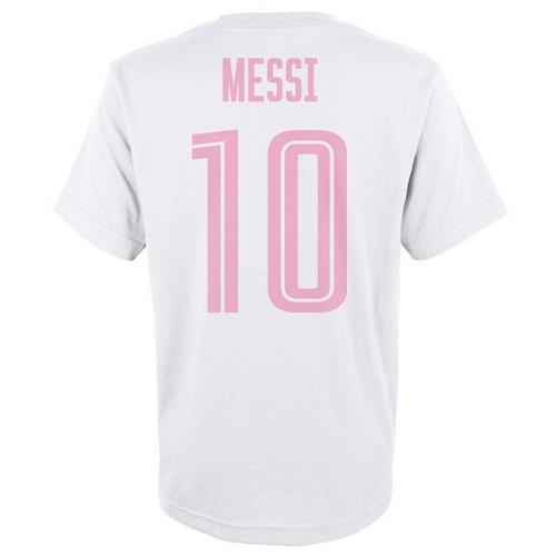 Genuine Stuff Kids' Inter Miami CF Lionel Messi #10 Name & Number T-Shirt - Primary Image