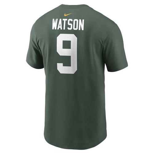 Nike Green Bay Packers Christian Watson #9 Name & Number T-Shirt - Primary Image
