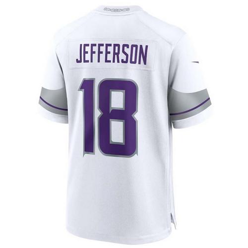 Nike Minnesota Vikings Justin Jefferson #18 Winter Warrior Game Jersey - Primary Image