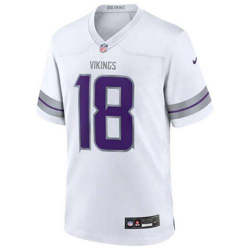 Nike Minnesota Vikings Justin Jefferson #18 Winter Warrior Game Jersey - Primary Image