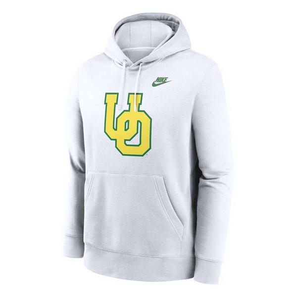 Oregon Ducks Nike Hoodie XLarge White