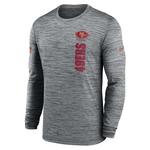 Nike San Francisco 49ers 2024 Sideline Velocity Long Sleeve T-Shirt - Thumbnail 1 of 2