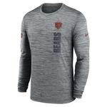 Nike Chicago Bears 2024 Sideline Velocity Long Sleeve T-Shirt - Thumbnail 1 of 2