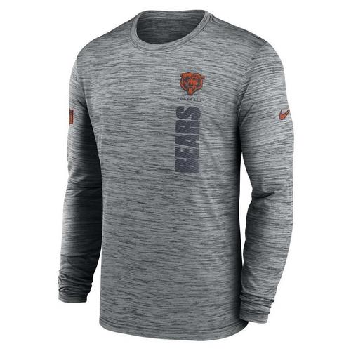 Nike Chicago Bears 2024 Sideline Velocity Long Sleeve T-Shirt - Primary Image
