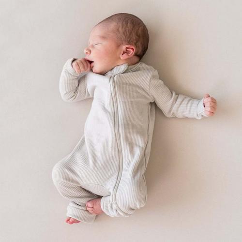 Baby Kyte Baby Ribbed Romper - Primary Image