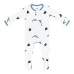 Baby Kyte Baby Zippered Footie Pajamas - Thumbnail 1 of 2