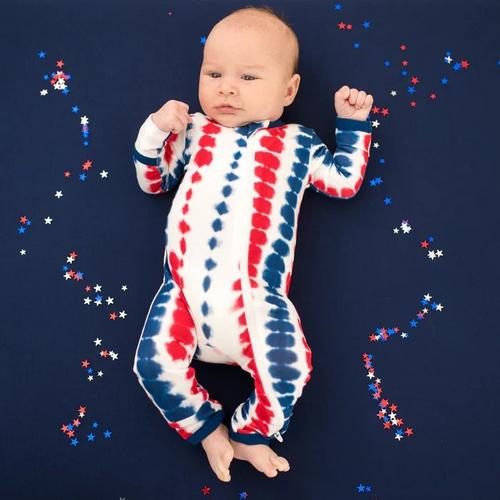 Baby Kyte Baby Zippered Long Sleeve Romper - Primary Image