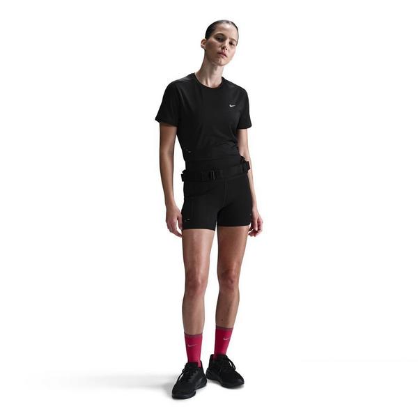 Women's Nike Swift Sleeveless T-Shirt Small Black/Reflective Silv
