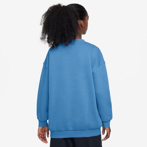Kids' Nike Sportswear Club Fleece Oversized Crewneck Sweatshirt - Primary Image