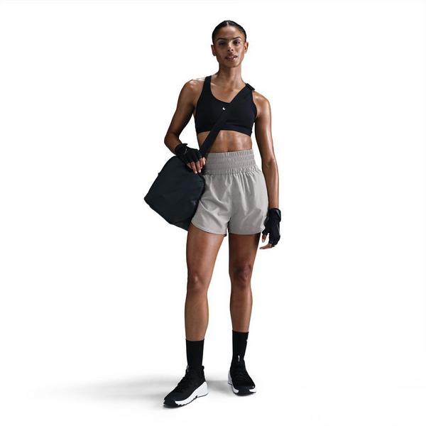 Women's Nike Dri-FIT One Ultra High-Waisted Shorts Small Smoke Grey/Htr/Reflective Silv