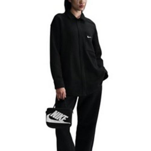 Women's Nike Sportswear Phoenix Fleece Long Sleeve Button Up Shirt - Primary Image