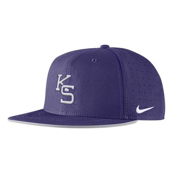 Kansas State Wildcats Nike Onfield Baseball Fitted Hat 7 Purple