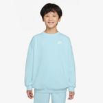 Kids' Nike Sportswear Club Fleece Oversized Crewneck Sweatshirt - Thumbnail 1 of 2
