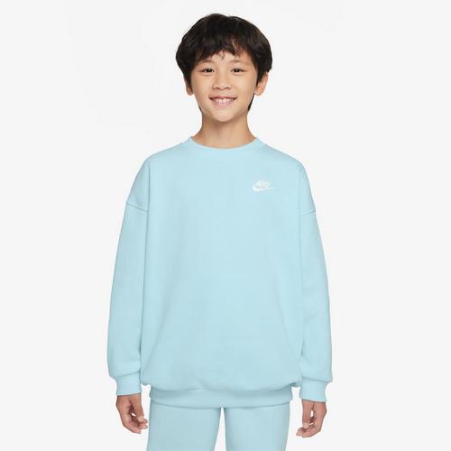 Kids' Nike Sportswear Club Fleece Oversized Crewneck Sweatshirt - Primary Image