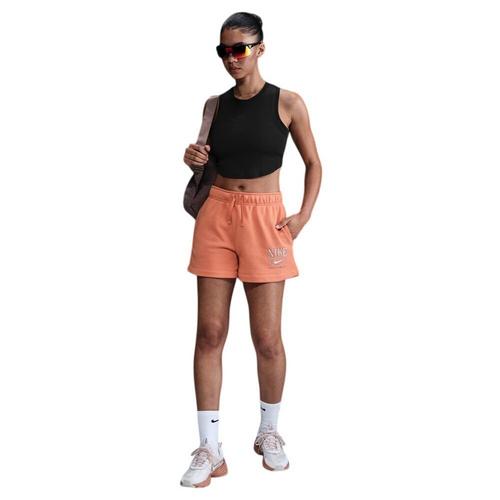Women's Nike Sportswear Club Fleece Mid-Rise Graphic Shorts - Primary Image