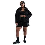 Women's Nike Plus Size Sportswear Club Fleece Mid-Rise Graphic Shorts - Thumbnail 2 of 4