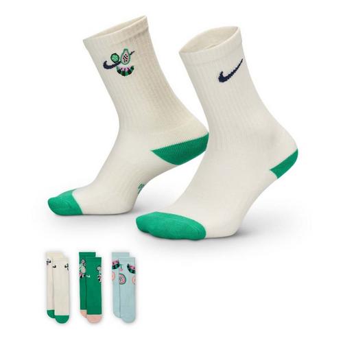 Youth Nike Everyday Plus Medium Cushion 3 Pack Crew Socks - Primary Image