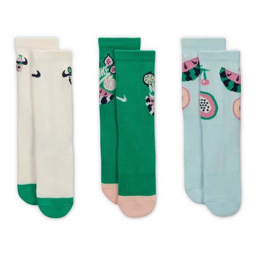 Youth Nike Everyday Plus Medium Cushion 3 Pack Crew Socks - Primary Image