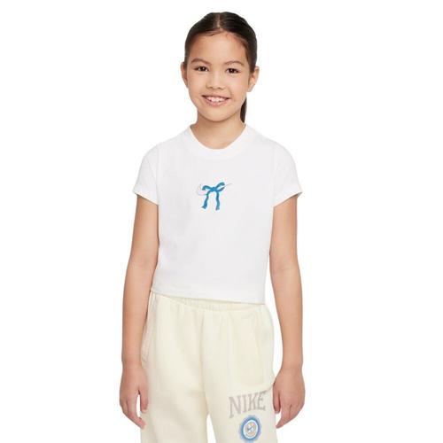 Girls' Nike Sportswear Bow T-Shirt - Primary Image
