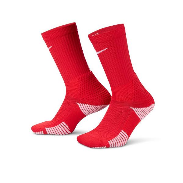 Men's Nike Elite 2.0 Crew Basketball Socks Medium Red/White
