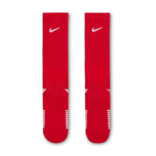 Men's Nike Elite 2.0 Crew Basketball Socks XLarge Red/White