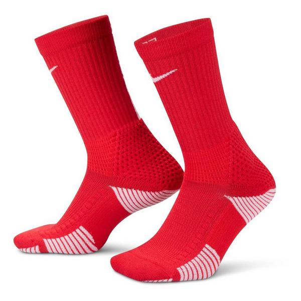 Men's Nike Elite 2.0 Crew Basketball Socks Large Red/White