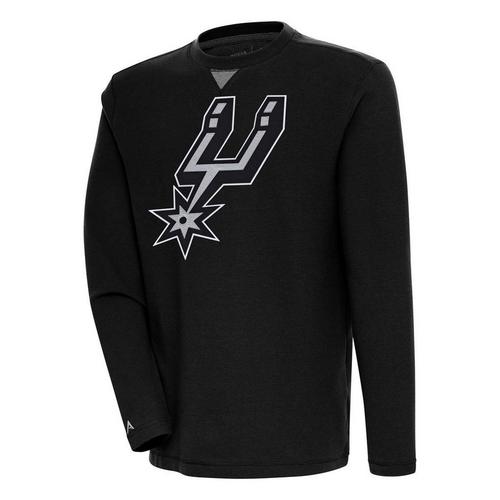 Antigua San Antonio Spurs Big Logo Flier Bunker Crewneck - Primary Image