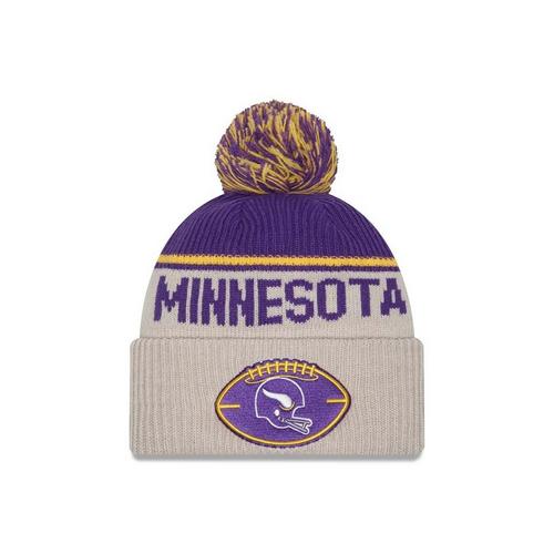 New Era Minnesota Vikings 2024 Sideline Historic Beanie - Primary Image