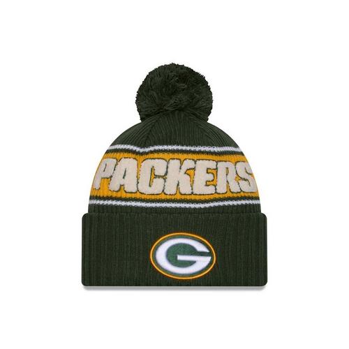 New Era Green Bay Packers 2024 Sideline Beanie - Primary Image