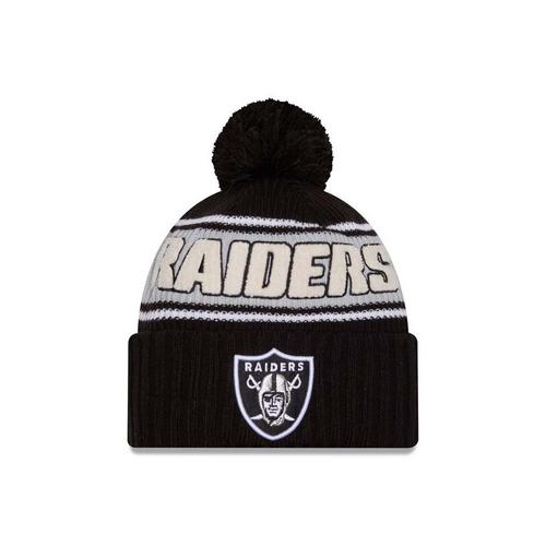New Era Kids' Las Vegas Raiders 2024 Sideline Sportknit Beanie - Primary Image