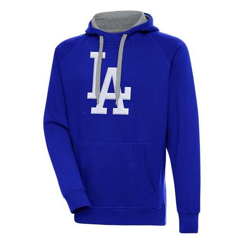 Antigua Los Angeles Dodgers Chenille Victory Pullover Hoodie - Primary Image