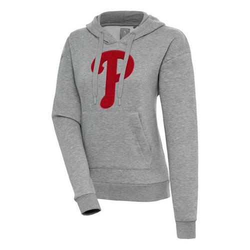 Antigua Women's Philadelphia Phillies Chenille Victory Pullover Hoodie - Primary Image
