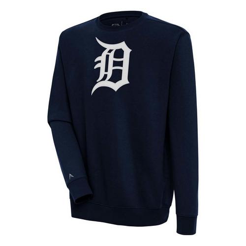 Antigua Detroit Tigers Victory Big Logo Crew - Primary Image