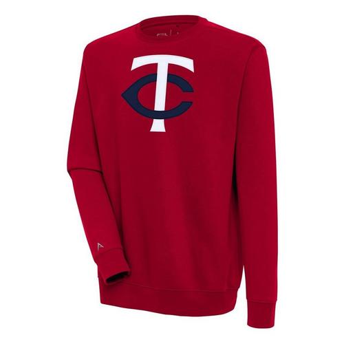 Antigua Minnesota Twins Victory Big Logo Crew - Primary Image