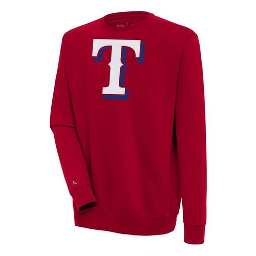 Antigua Texas Rangers Victory Big Logo Crew - Primary Image