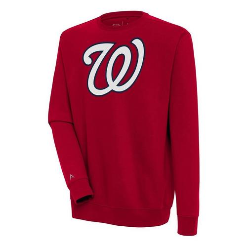Antigua Washington Nationals Victory Big Logo Crew - Primary Image