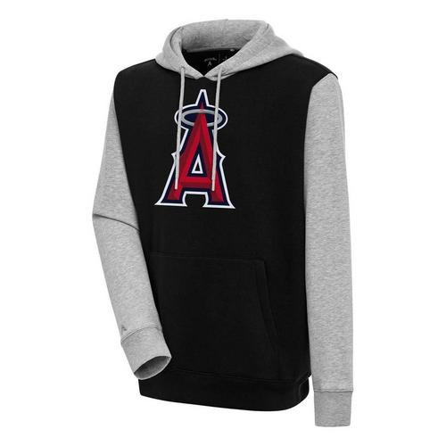 Antigua Los Angeles Angels Victory CB Pullover Big Logo Hoodie - Primary Image
