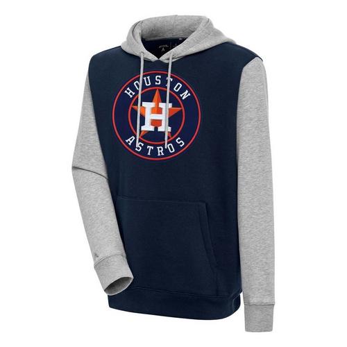 Antigua Houston Astros Victory CB Pullover Big Logo Hoodie - Primary Image