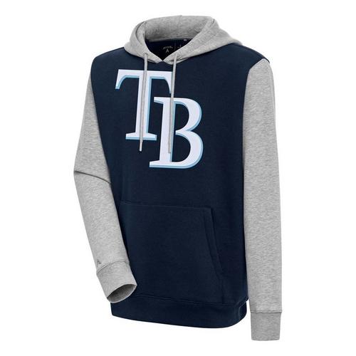 Antigua Tampa Bay Rays Victory CB Pullover Big Logo Hoodie - Primary Image