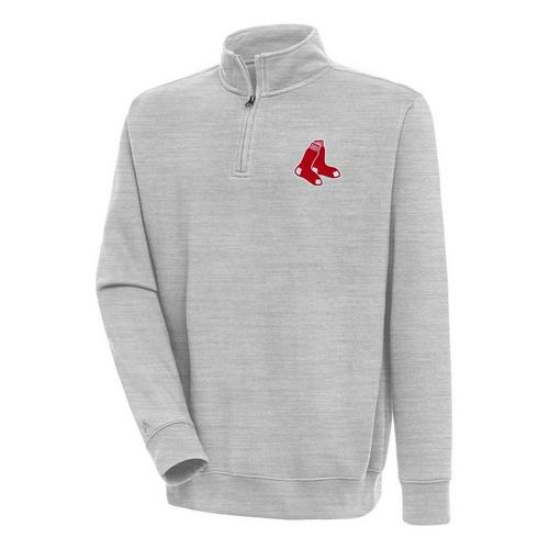 Antigua Boston Red Sox Victory Mock Pullover Long Sleeve 1/4 Zip - Primary Image