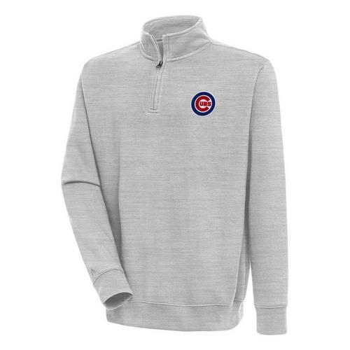 Antigua Chicago Cubs Victory Mock Pullover Long Sleeve 1/4 Zip - Primary Image