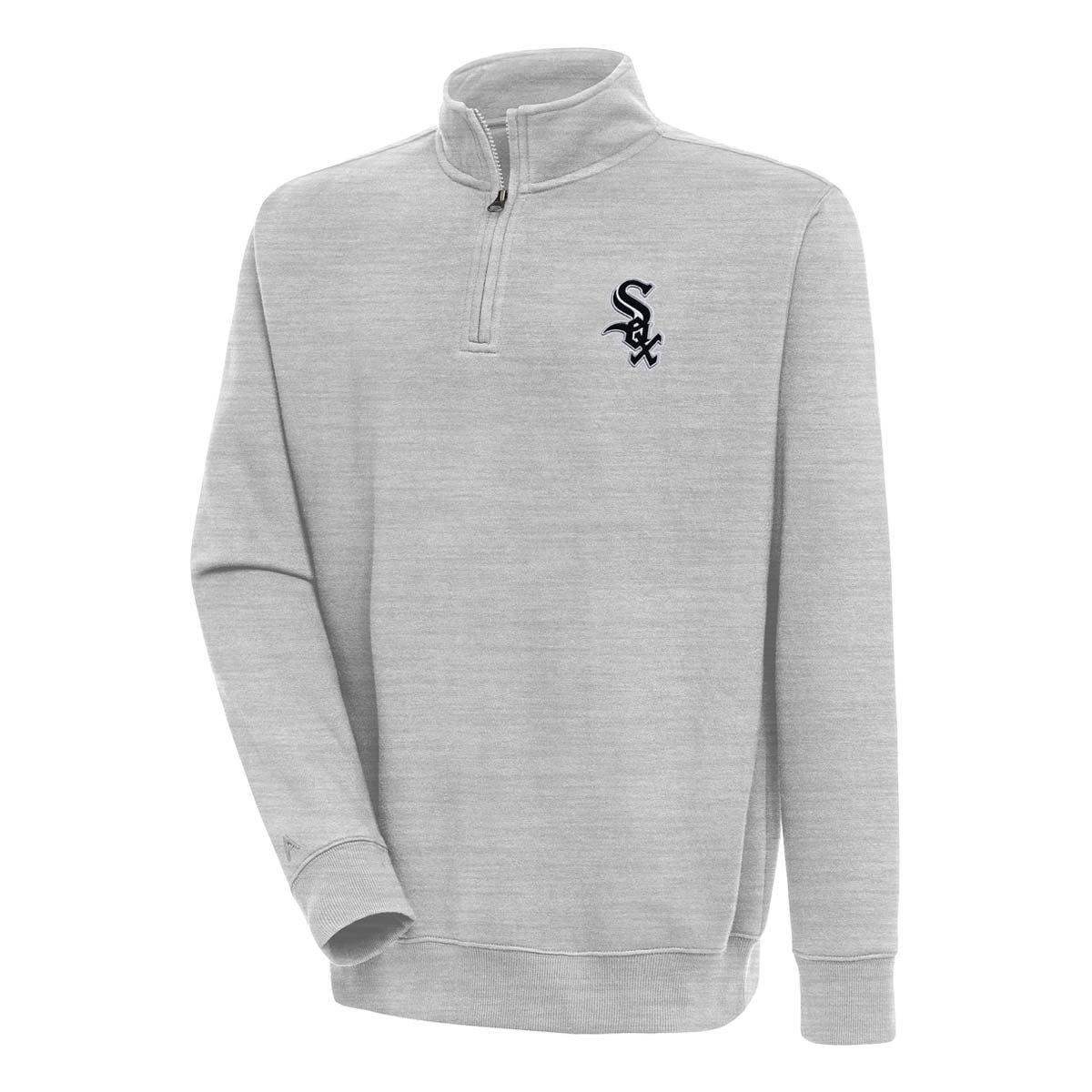 Antigua Chicago White Sox Victory Mock Pullover Long Sleeve 1/4 Zip
