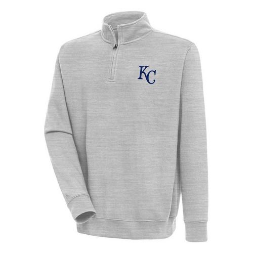 Antigua Kansas City Royals Victory Mock Pullover Long Sleeve 1/4 Zip - Primary Image