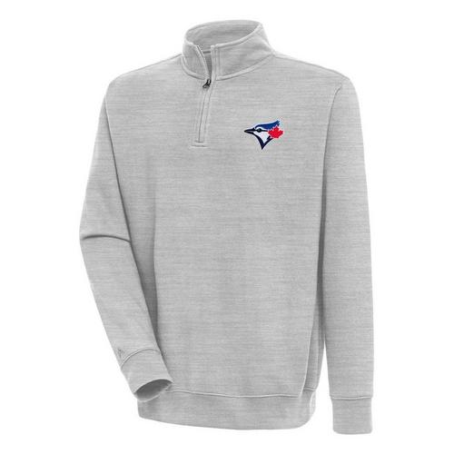 Antigua Toronto Blue Jays Victory Mock Pullover Long Sleeve 1/4 Zip - Primary Image