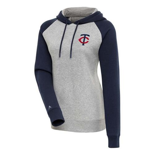 Antigua Women's Minnesota Twins Victory Raglan Hoodie - Primary Image