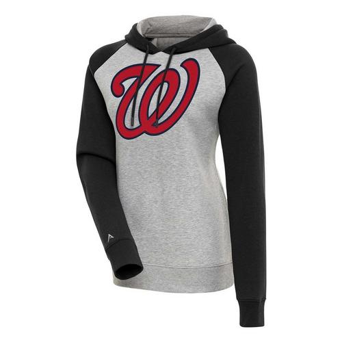 Antigua Women's Washington Nationals Victory Raglan Hoodie - Primary Image